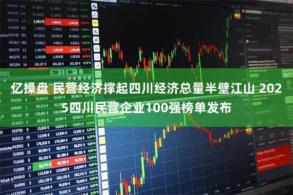 亿操盘 民营经济撑起四川经济总量半壁江山 2025四川民营企业100强榜单发布