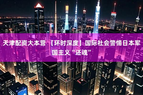 天津配资大本营 【环时深度】国际社会警惕日本军国主义“还魂”